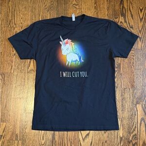 Black Unicorn Graphic Tee